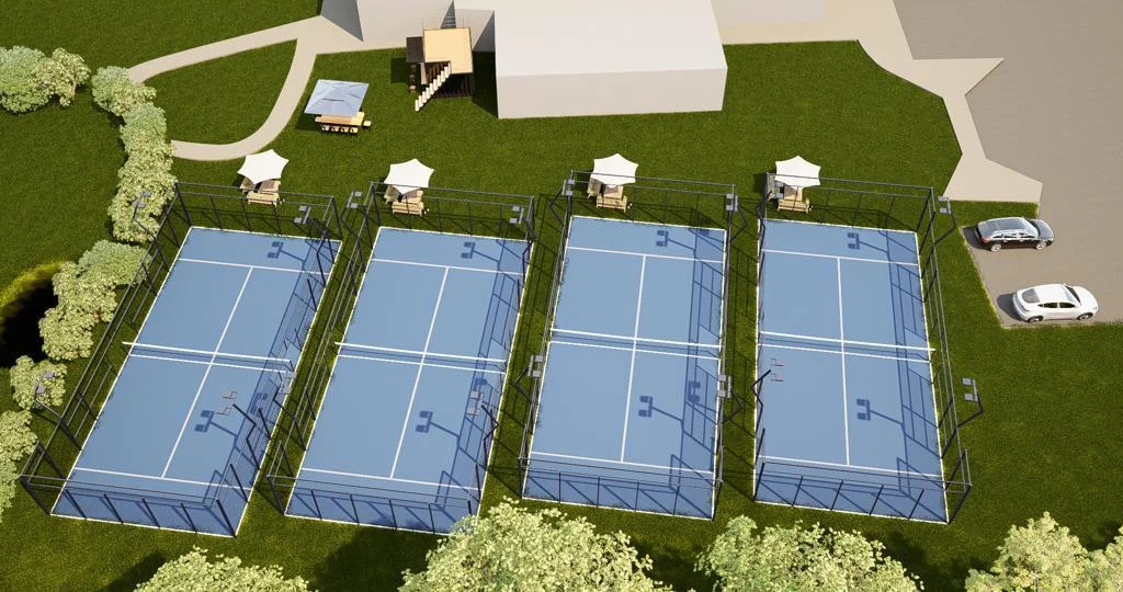 Padel courts at Landers Pocket